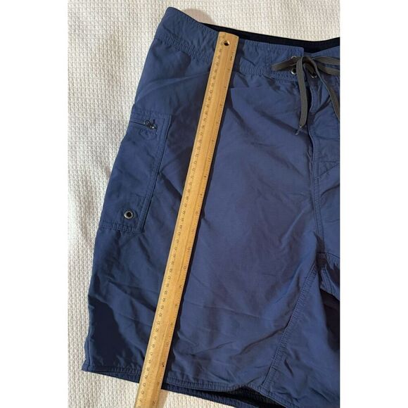 Patagonia Blue Surf Beach Board Shorts Swim Trunks Men's Size 36 - Picture 6 of 8